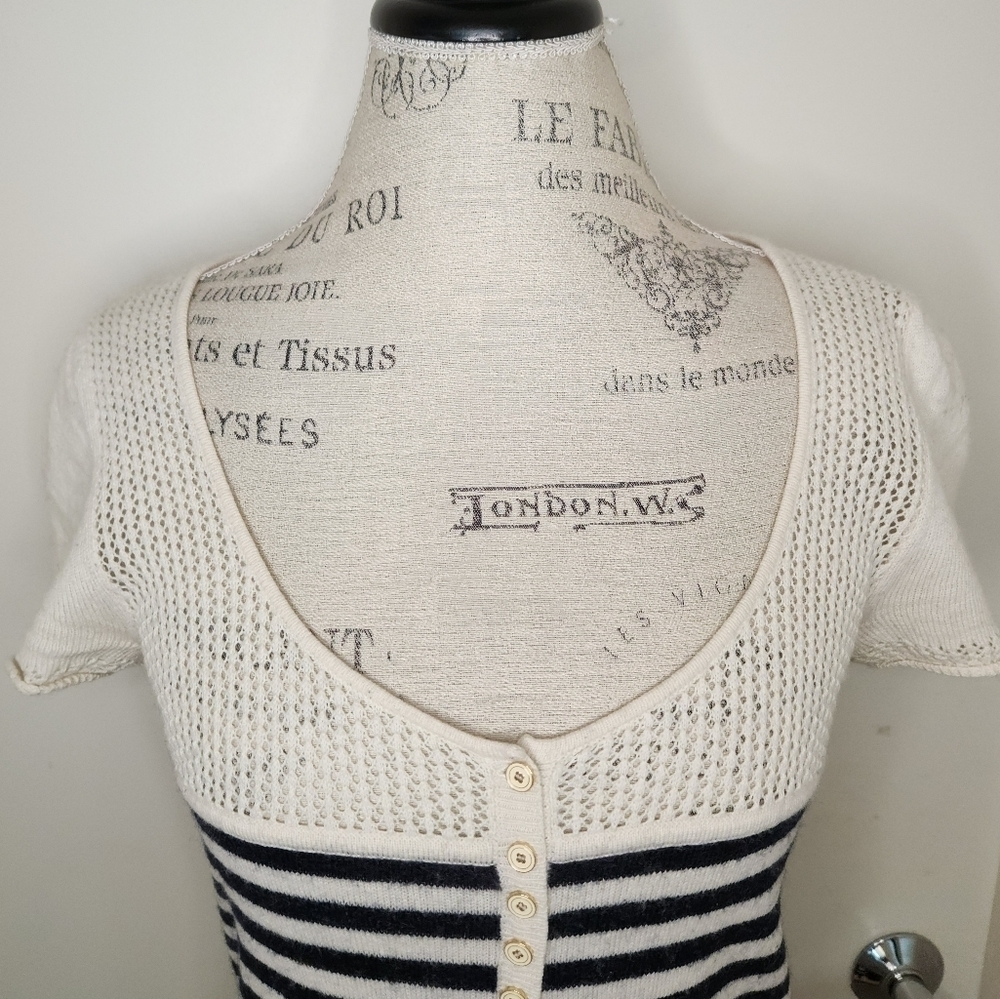 Vintage Juicy Cashmere Striped Top - Picture 5 of 13